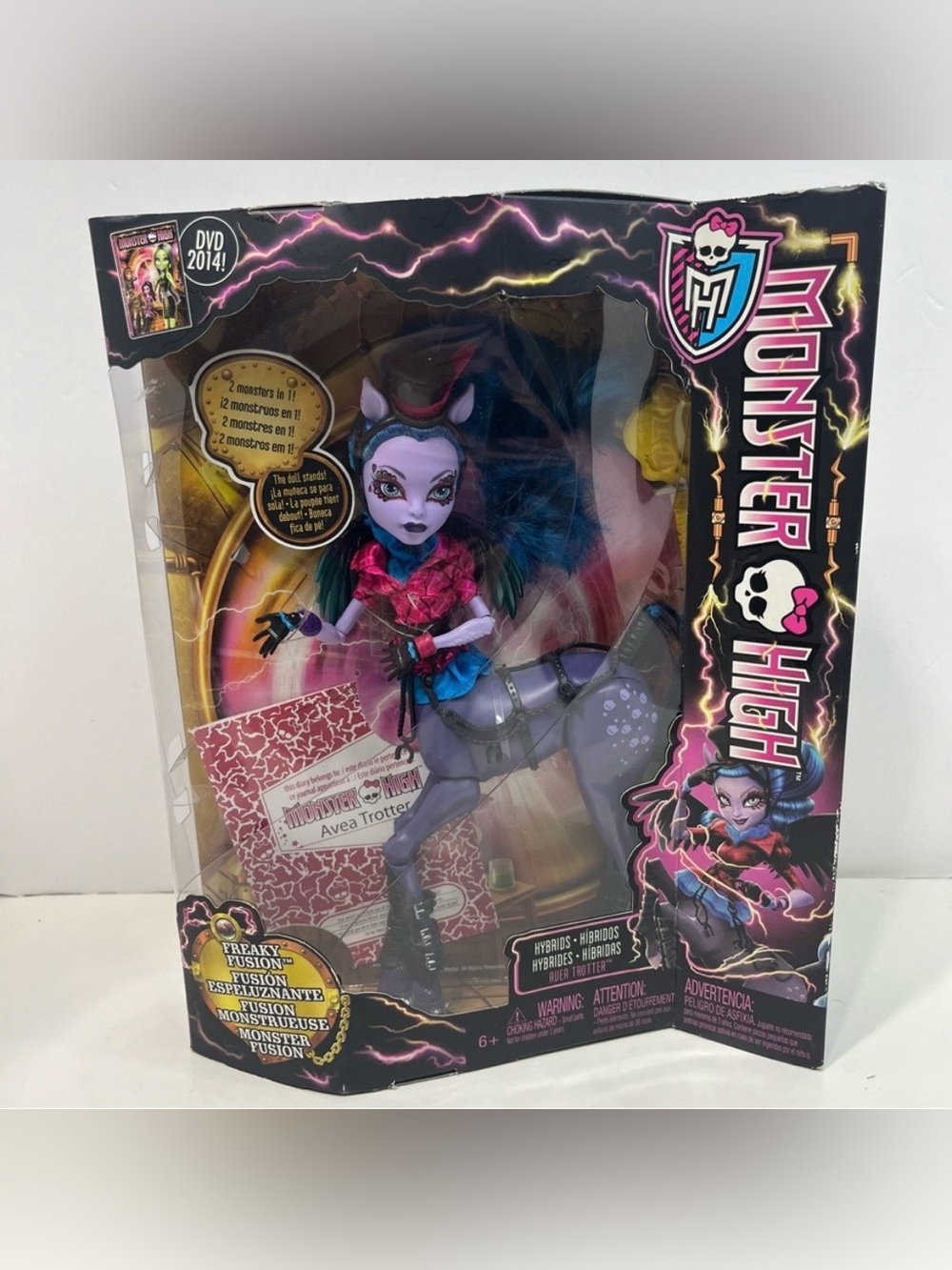 MONSTER HIGH DOLL Avea Trotter Freaky Fusion hybrids doll centaur 2013 toy